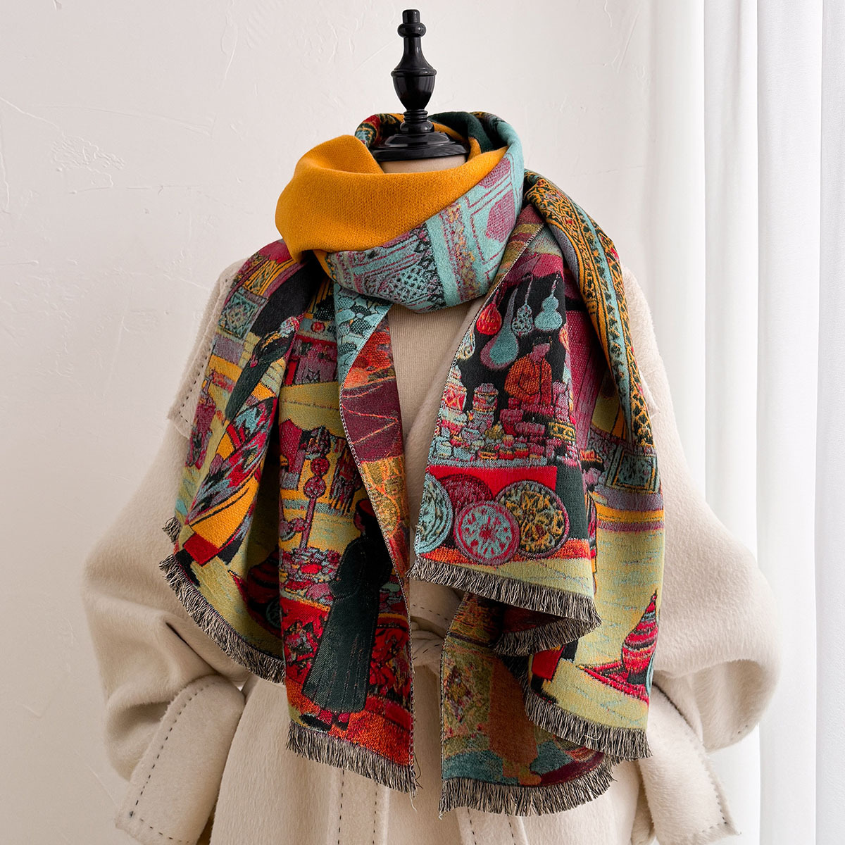 Autumn Winter Women Imitation  - Go Ethnic Fashion recension och pris