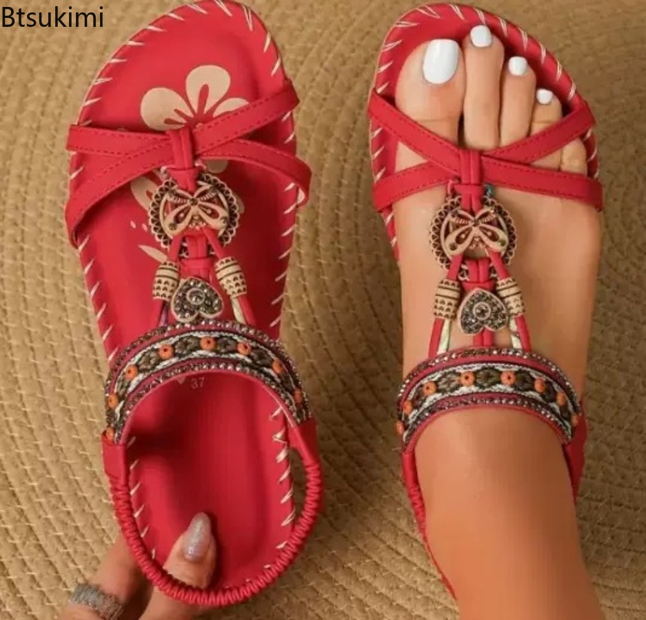 Women Bohemian Sandals Outdoor - Ethnic Fashion Women recension och pris